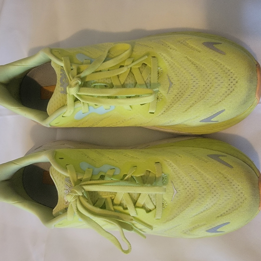 Hoka One One Yellow Athletic Running Shoes